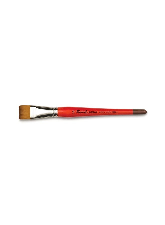 Raphael Kaerell Synthetic Watermedia Brush, Series 8796, Flat, (No 16) - Image 1